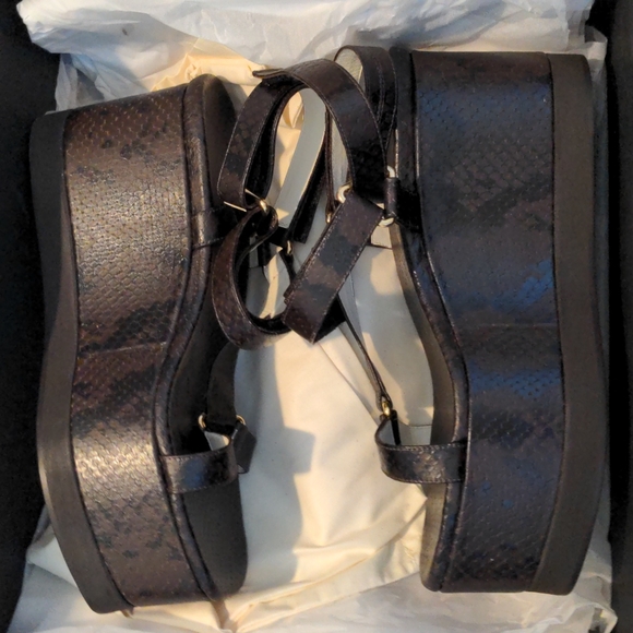 Tibi Masa Croc Platforms tobacco brown - Picture 10 of 10